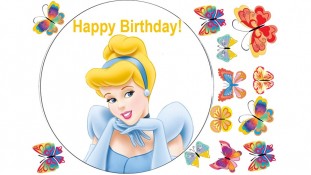 Съедобная картинка "Золушка" 1