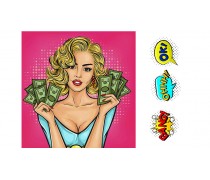 Съедобная картинка Поп Арт 1