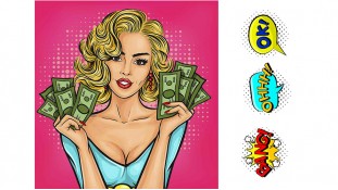 Съедобная картинка Поп Арт 1