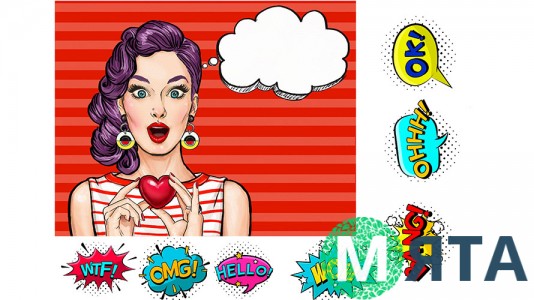 Съедобная картинка Поп Арт 2