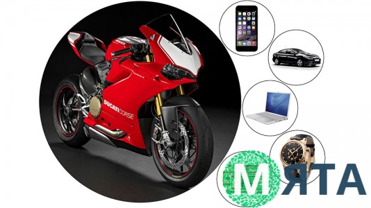 Съедобная картинка Мотоцикл