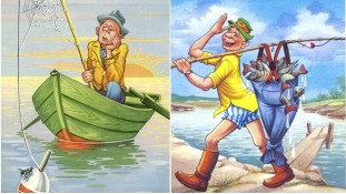 Съедобная картинка Рыбак