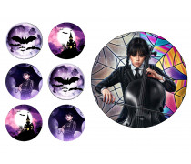 Съедобная картинка Венздей