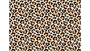 Съедобная картинка Леопард фон