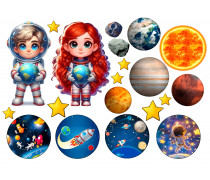 Съедобная картинка Космос 6