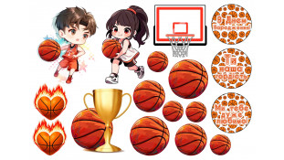 Съедобная картинка Баскетбол 2 Съедобная картинка Баскетбол 2