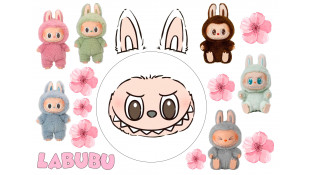 Съедобная картинка Лабубу Labubu 3