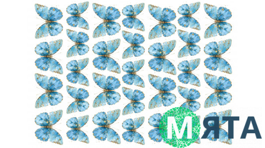 Съедобная картинка Бабочки 24