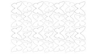 Съедобная картинка Бабочки 25