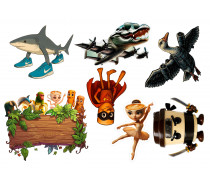 Съедобная картинка Итальянские мемы "Балерина капучино и другие"