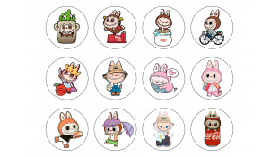 Съедобная картинка Лабубу Labubu 7