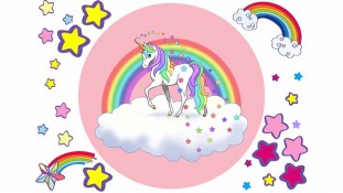 Съедобная картинка Единорог 1