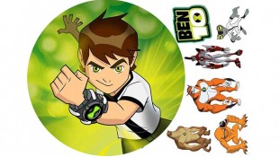 Съедобная картинка «Бен 10» 2