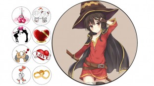 Съедобная картинка "Аниме" 2