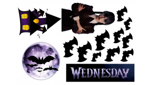 Съедобная картинка Венздей 3