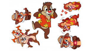 Съедобная картинка Чип и Дейл