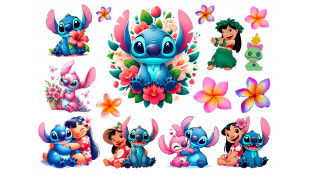  Съедобная картинка Лило и Стич 3