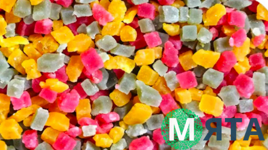 Фруктовые желейные кусочки Микс