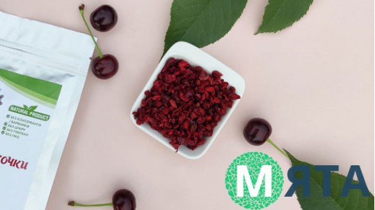 Вишня сублимированная Кусочки