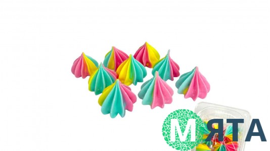 Мини-Безе Мятный Микс, 9 штук