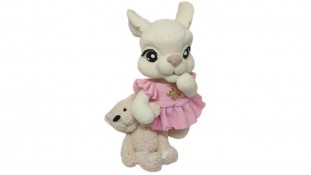 Шоколадная фигурка Mi-Mi Зайчиха с игрушкой