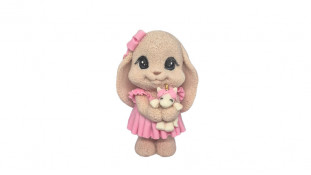 Шоколадная фигурка Mi-Mi Зайчиха с единорогом