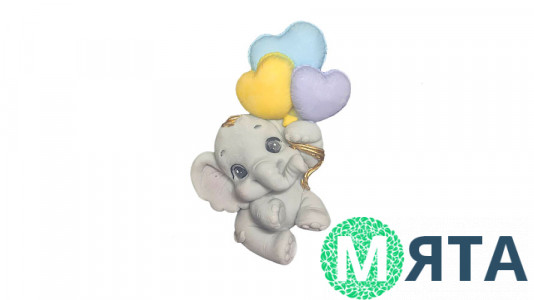 Шоколадная фигурка Mi-Mi Слон с шариками 2d