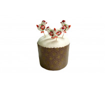 Сахарный топпер Курочка Писанка, 2 шт