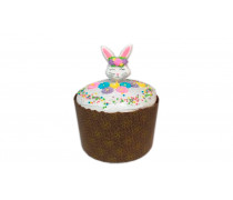 Набор сахарных украшений Зайчик с веночком +посыпка