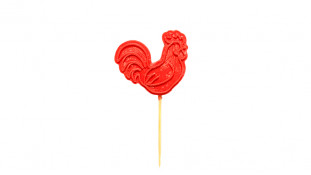 Топпер из кондитерской глазури Петушок