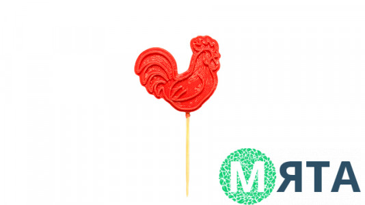 Топпер из кондитерской глазури Петушок