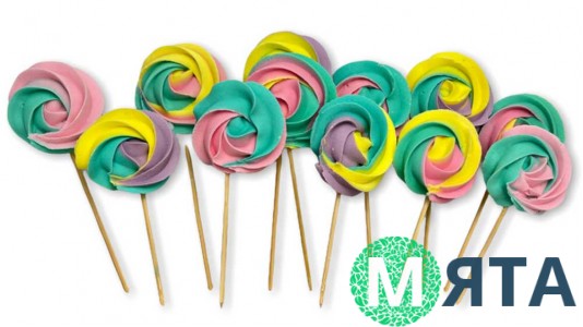 Безе на палочке Микс, 1 шт