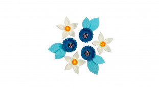 Набор сахарных украшений Василек и Нарцисс