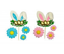 Набор из кондитерской глазури Весенние Ушки с ромашками