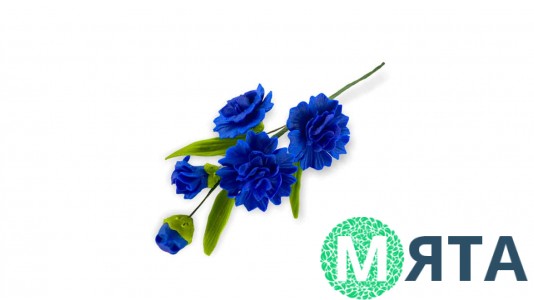 Сахарное украшение Веточка Василька