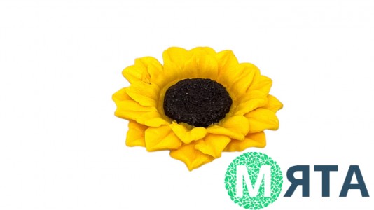 Сахарный цветок Подсолнух маленький