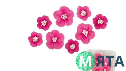 Сахарный декор Анемоны, 8 шт