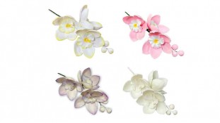 Сахарное украшение Веточка орхидеи №1