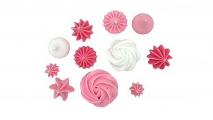 Мини-Безе Ассорти, Бело-Розовые