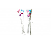 Набор Мини-Сердечек на проволоке, 7 шт