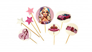 Набор сахарных топперов Барби №2