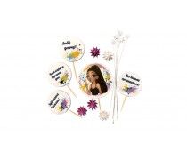 Набор сахарных топперов Для доченьки
