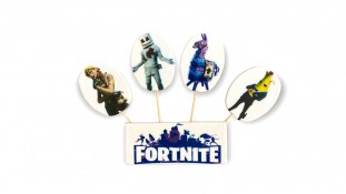 Набор сахарных топперов Форт Найт