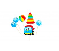 Набор сахарных топперов Грузовичок