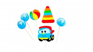 Набор сахарных топперов Грузовичок