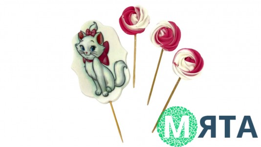 Набор сахарных топперов Кошечка Мери