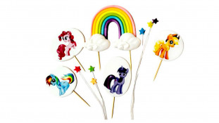 Набор сахарных топперов Литл Пони