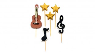 Набор сахарных топперов Музыкальный