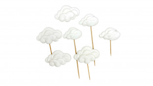 Набор сахарных топперов Облака