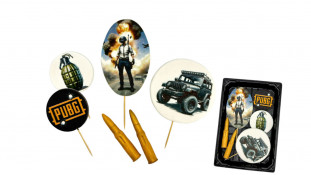 Набор сахарных топперов Пабг